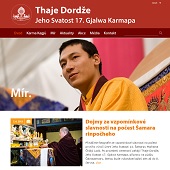 Web karmapa.cz v novém hávu